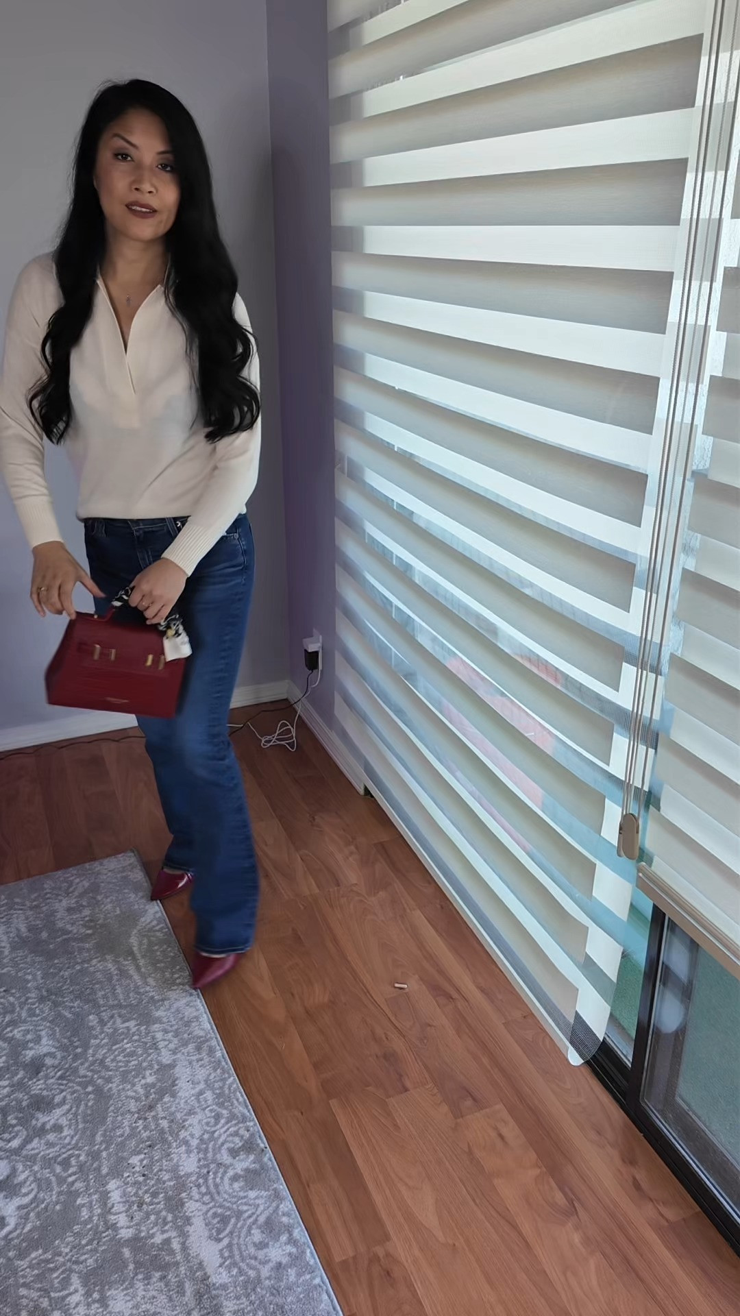 ✨ Polished Meets Playful ✨
The AG Farrah Bootcut Jeans in Vapor Wash give that effortlessly sleek base, while the Quince white polo sweater adds crisp, timeless charm. Finished with the structured elegance of the Teddy Blake Ava Croco 9 bag and a bold pop from Target’s red patent slingback heels (similar), it’s a refined yet fun mix you can wear anywhere. 👖👜👠✨

👉 Linked my full outfit on LTK so you can shop it directly! 

 #LTKWorkwear #LTKShoeCrush #LTKItBag