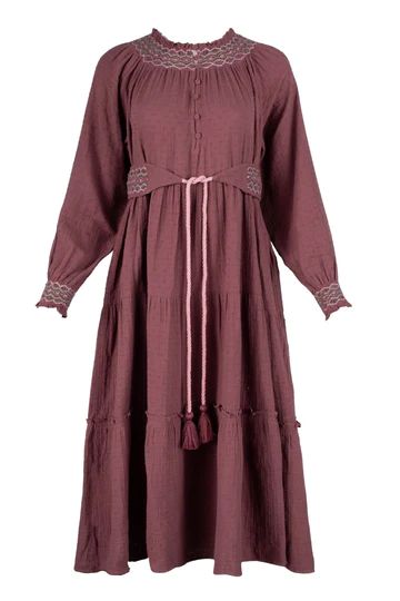 Lucy Dress in Vintage Wine | Baybala
