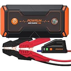 Powrun P-ONE Jump Starter, 2000A Portable Jump Starter Box - Car Battery Booster Pack for up to 8... | Amazon (US)