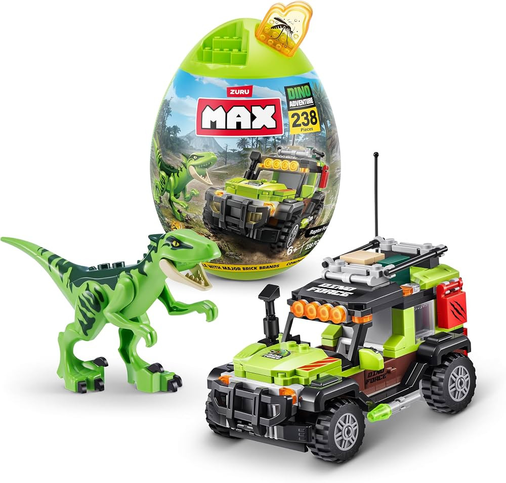 219 Pc Dino Escape Series 1 Brick Set for Kids 6+ Create Dino Vehicles and More UNbox, Discover, ... | Amazon (US)