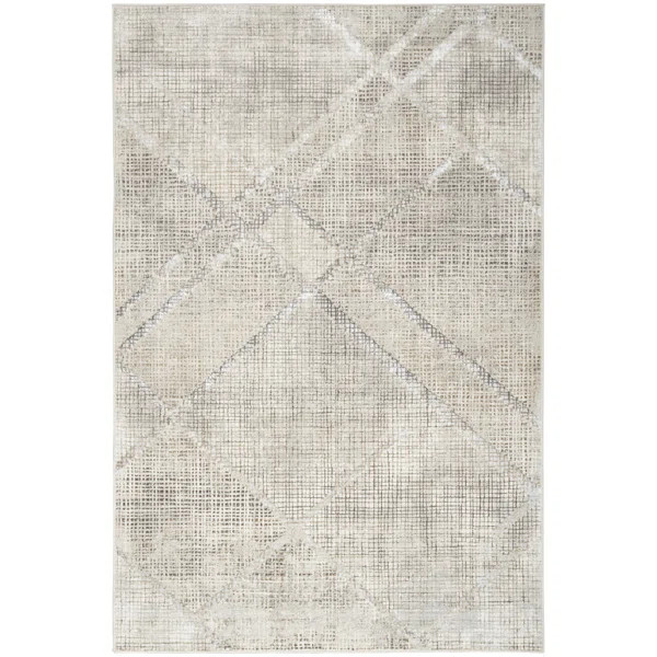 Iliana Abstract Grey Area Rug | Wayfair North America