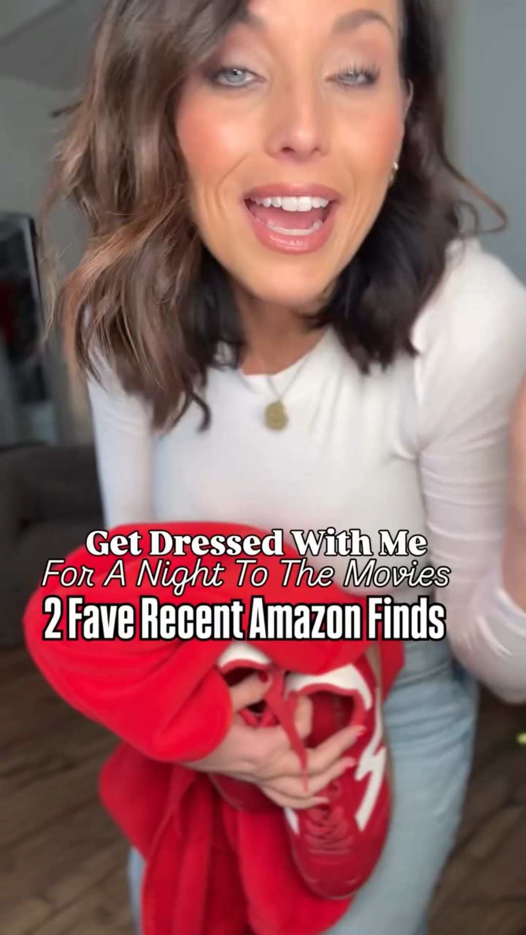 Heading out for a night at the movies and going for cozy comfy with a side of festive pop of red! This Amazon fleece is so comfortable and can be styled so many ways and the Amazon seamless bra is a must!

#amazonoutfits #amazonfind #barreljeans #targetjeans redfleece top fleece pullover 
Holiday outfit movie night look for less petite outfit 
Petite fashion affordable fashion Amazon Christmas outfit, holiday outfit ideas, winter dress styling, how to stay warm in a dress, fleece lined leggings, winter must haves, cold weather winter outfit inspo