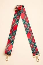 Red Tartan Bag Strap | Social Threads