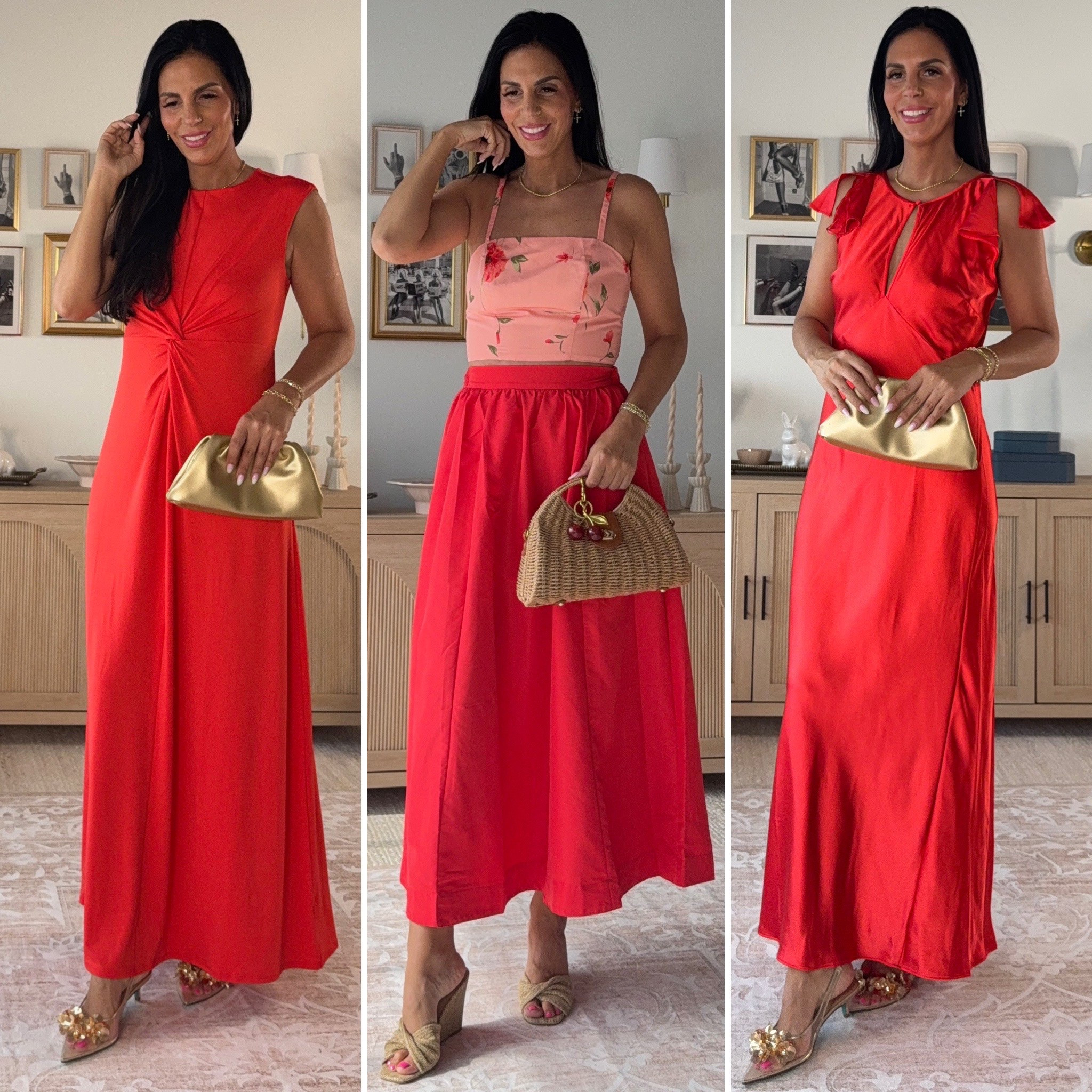 The occasion dresses at Old Navy are perfect for any summer party 
Come in 3 lengths and the talls come in xs 
The 2-piece set is mix and match 
I am wearing a small tall in all of them! 

50% off if you are a card member 
#ltksalealert 

#LTKU #LTKWedding #LTKParties