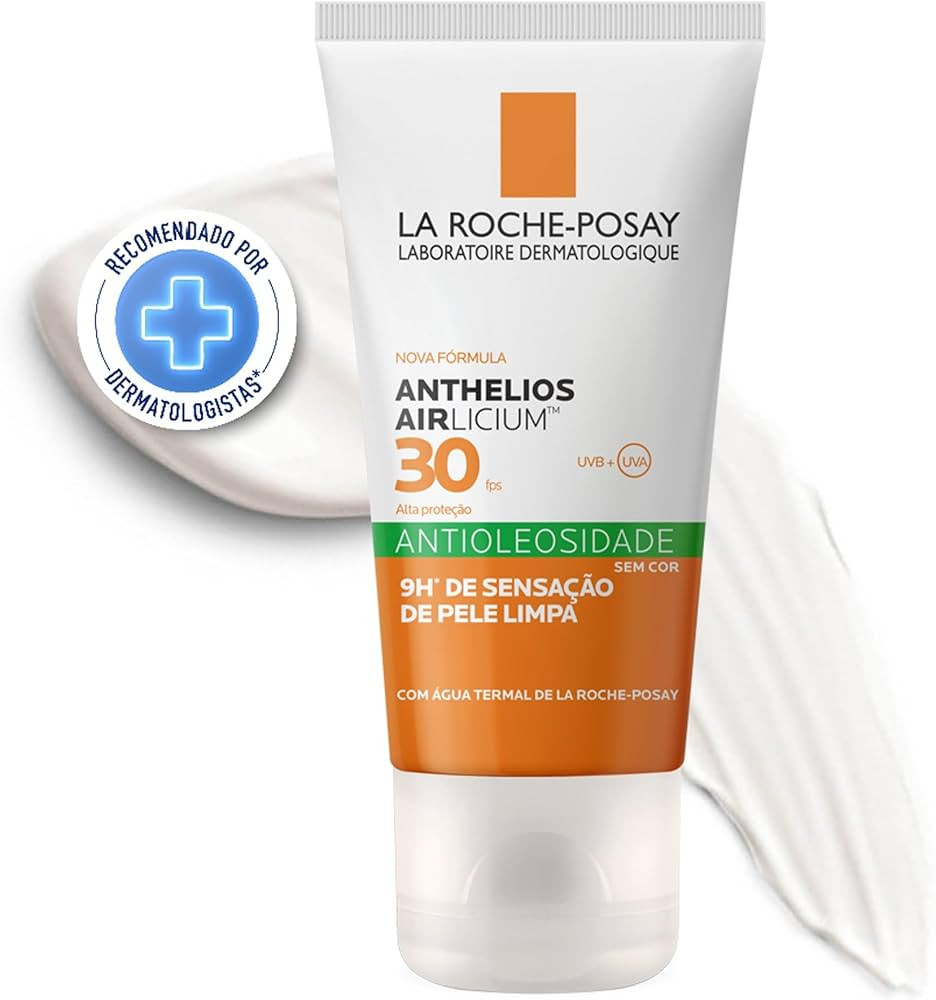 La Roche-Posay, Protetor Solar Anti-oleosidade, Sem Cor, 9H de Efeito Matte, Acabamento Invisíve... | Amazon (BR)