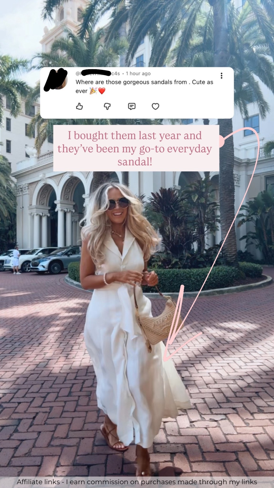 Affiliate links - I earn commission on purchases made through my links | everyday sandals