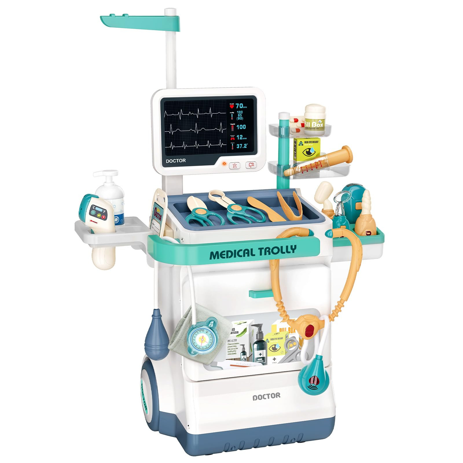Doctor Kit for Toddlers 3-5, Medical Kit with Sound and Light Functions, Doctor Playset for Kids ... | Amazon (US)
