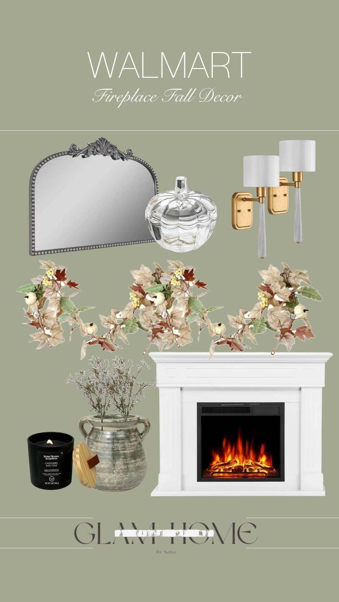 Fireplace fall decor for a cozy home!

#LTKSeasonal #LTKHome #LTKStyleTip