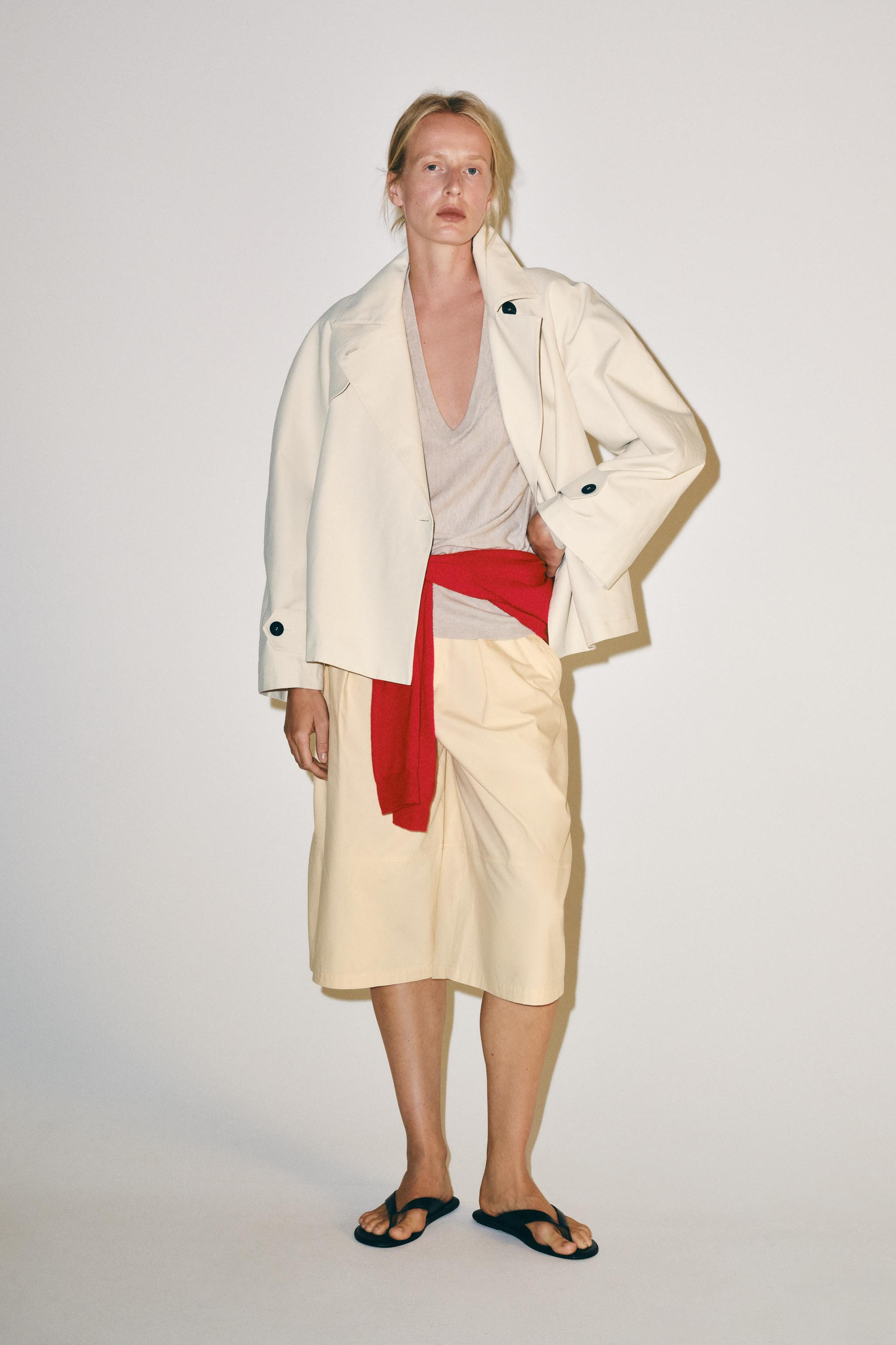ZW COLLECTION SHORT TRENCH COAT | Zara US