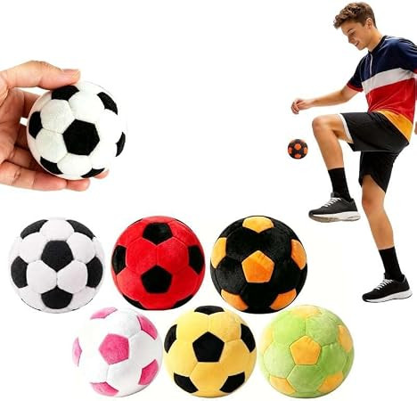 6 Pack Soccer Footbag Balls – Soft Plush Fleece Juggling Bags for Adults & Kids – Durable 32-... | Amazon (US)