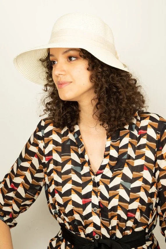 Creme romantische Vintage-Stil Strohhut Urlaub Hut Frauen | Etsy | Etsy (DACH)