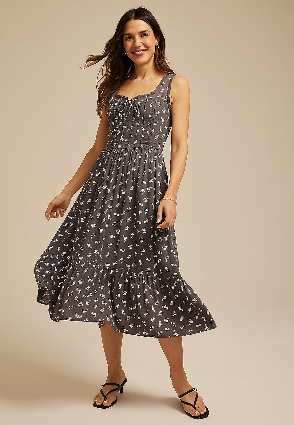 Bare Sweetheart Midi Dress | Maurices