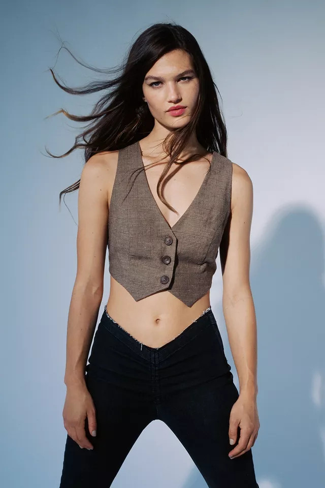 BDG Ruched V-Front Flare Jean | Urban Outfitters (US and RoW)