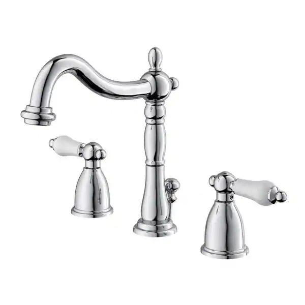 Kingston Brass Heritage 8 in. Widespread Bathroom Faucet - Bed Bath & Beyond - 32402489 | Bed Bath & Beyond