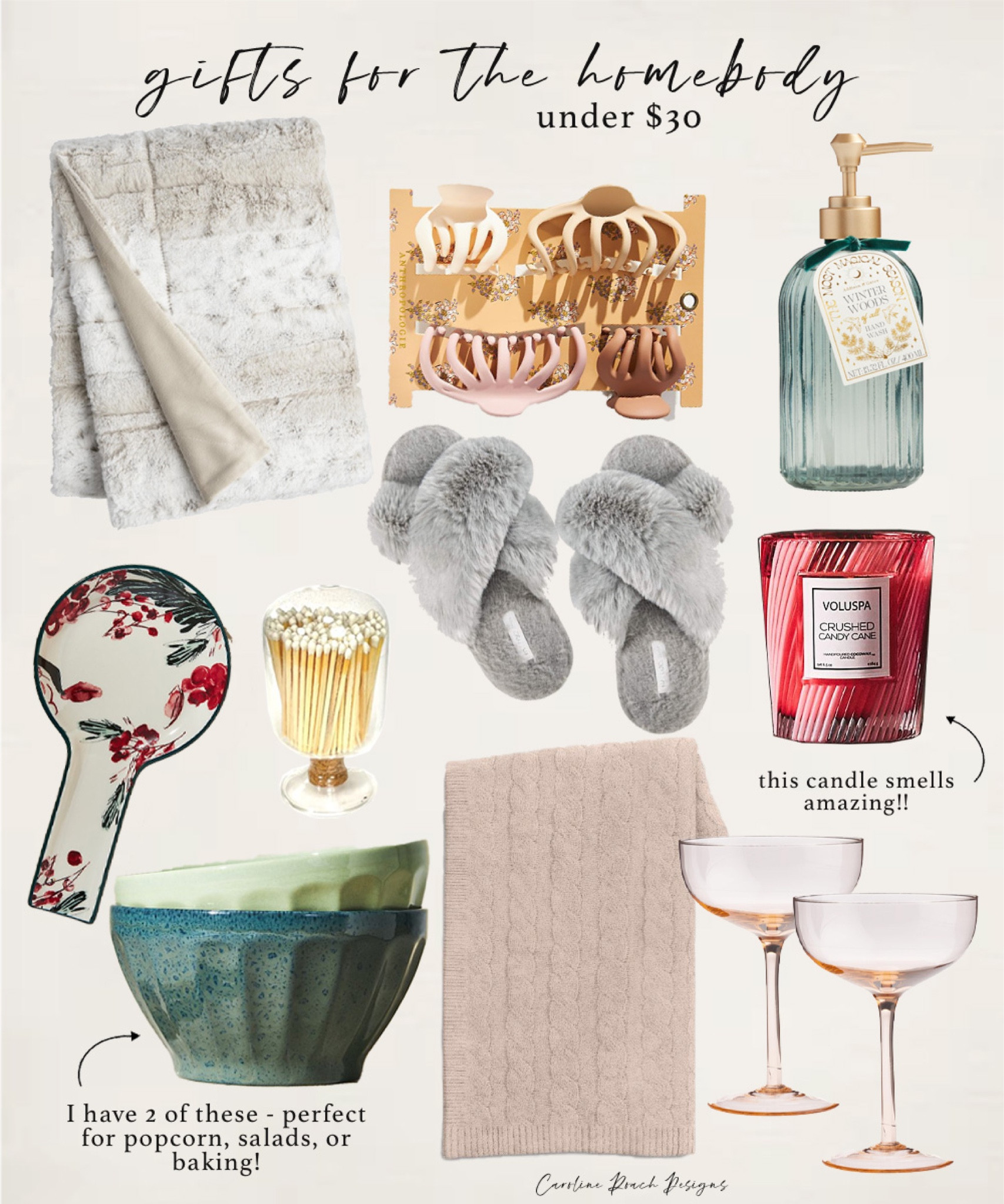 Homebody gift guide
Affordable gifts
Gifts under $30
Host gift guide
Teacher gift ideas
Mom gift ideas
Home gift ideas
Cozy Christmas
Cozy gifts
Christmas candle
Candy cane
Pink wine glass
Color wine glass
Neutral throw blanket


#LTKHoliday #LTKSeasonal #LTKhome