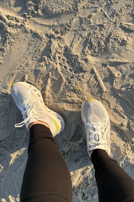 On cloud sneakers cloud eclipse running shoes white with lime green perfect for summer 

Free people 

#LTKshoecrush #LTKfitness #LTKtravel