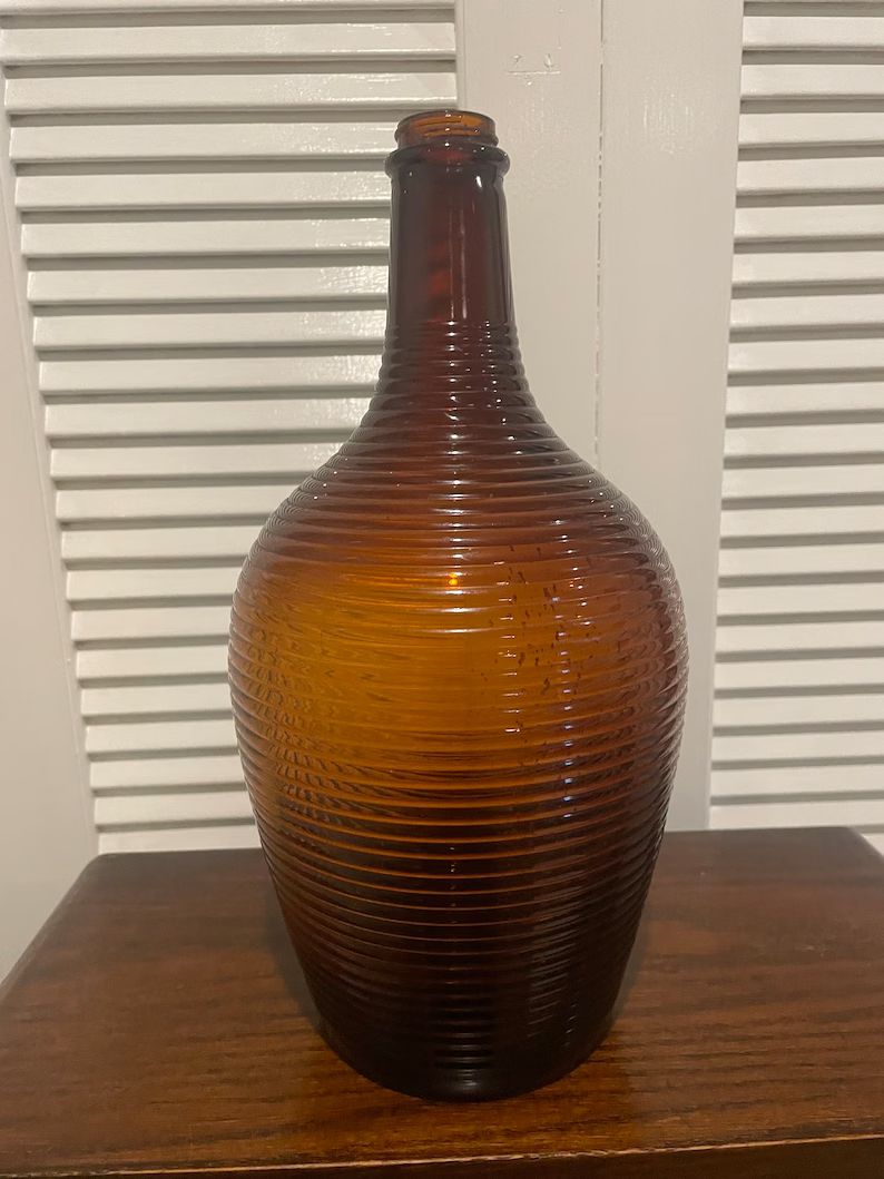 Brown Beehive Bottle Owens Illinois Glass Co - Etsy | Etsy (US)