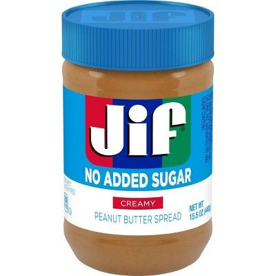 Jif No Added Sugar* Peanut Butter - 15.5oz | Target