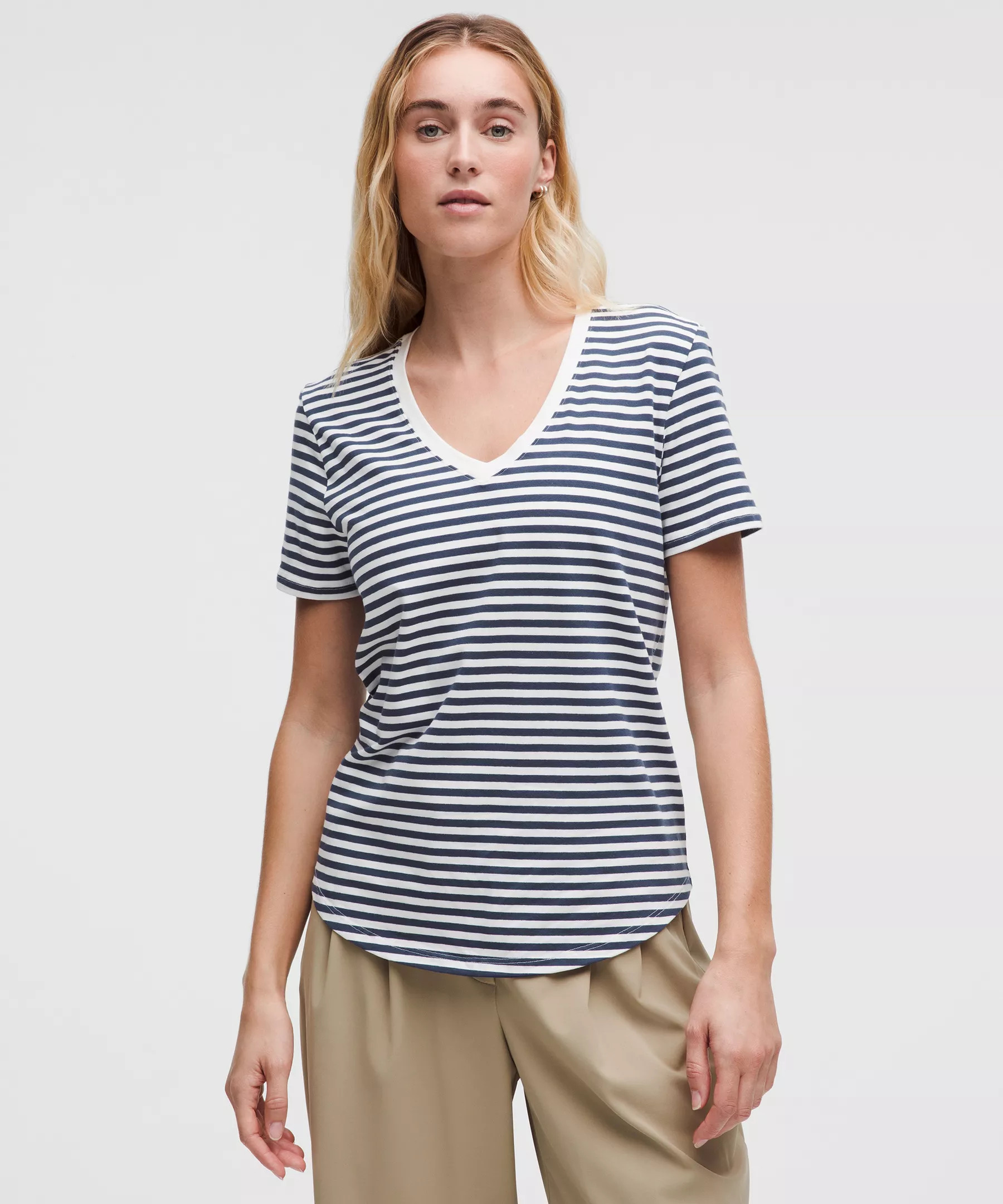 Women's ClothesShirtsShort Sleeve ShirtsLove V-Neck T-ShirtFinal Sale  Sale Price $34 USD Regu... | Lululemon (US)