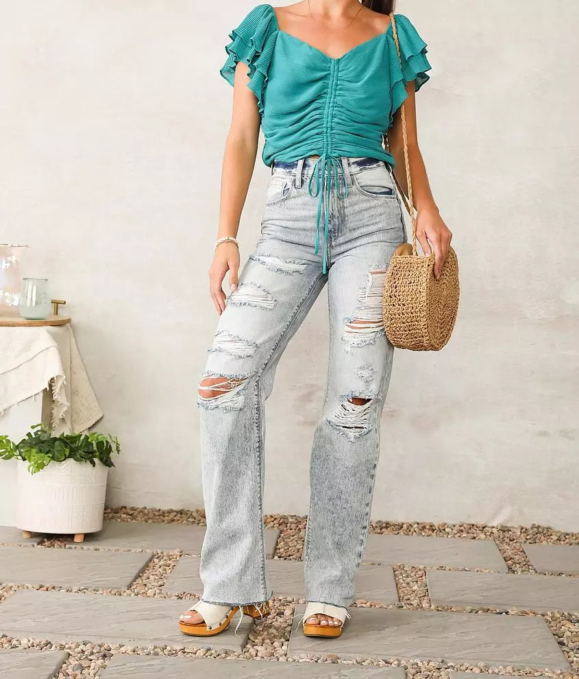 The Vintage Wide Leg Jean | Buckle