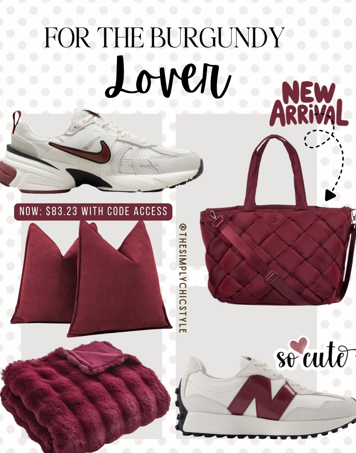 Gift Guide for the Burgundy Lover! 🫶🏼✨

#LTKHoliday #LTKGiftGuide #LTKmomlife