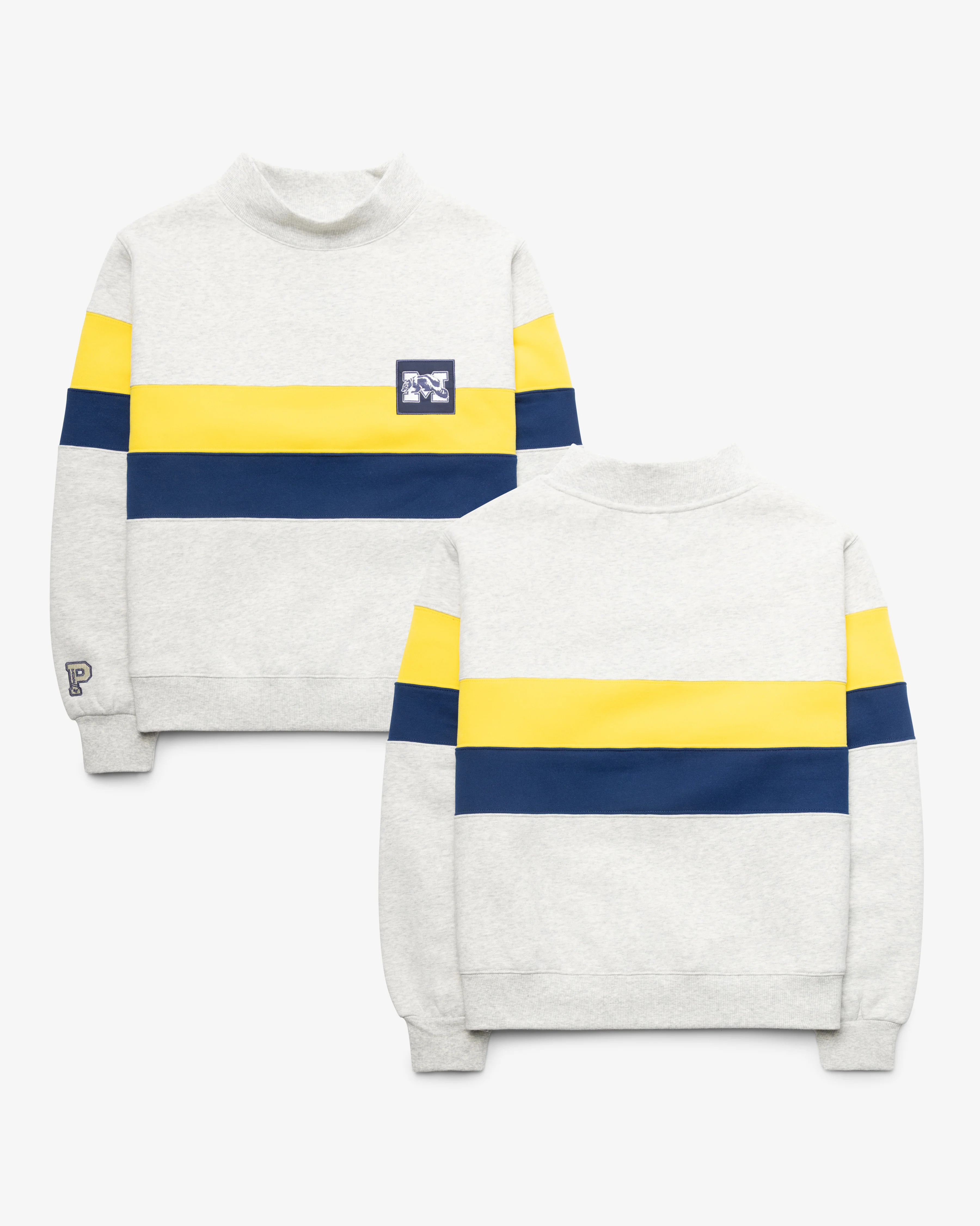 MICHIGAN WOLVERINES VINTAGE PARKE X '47 WOMEN'S MOCKNECK | '47Brand
