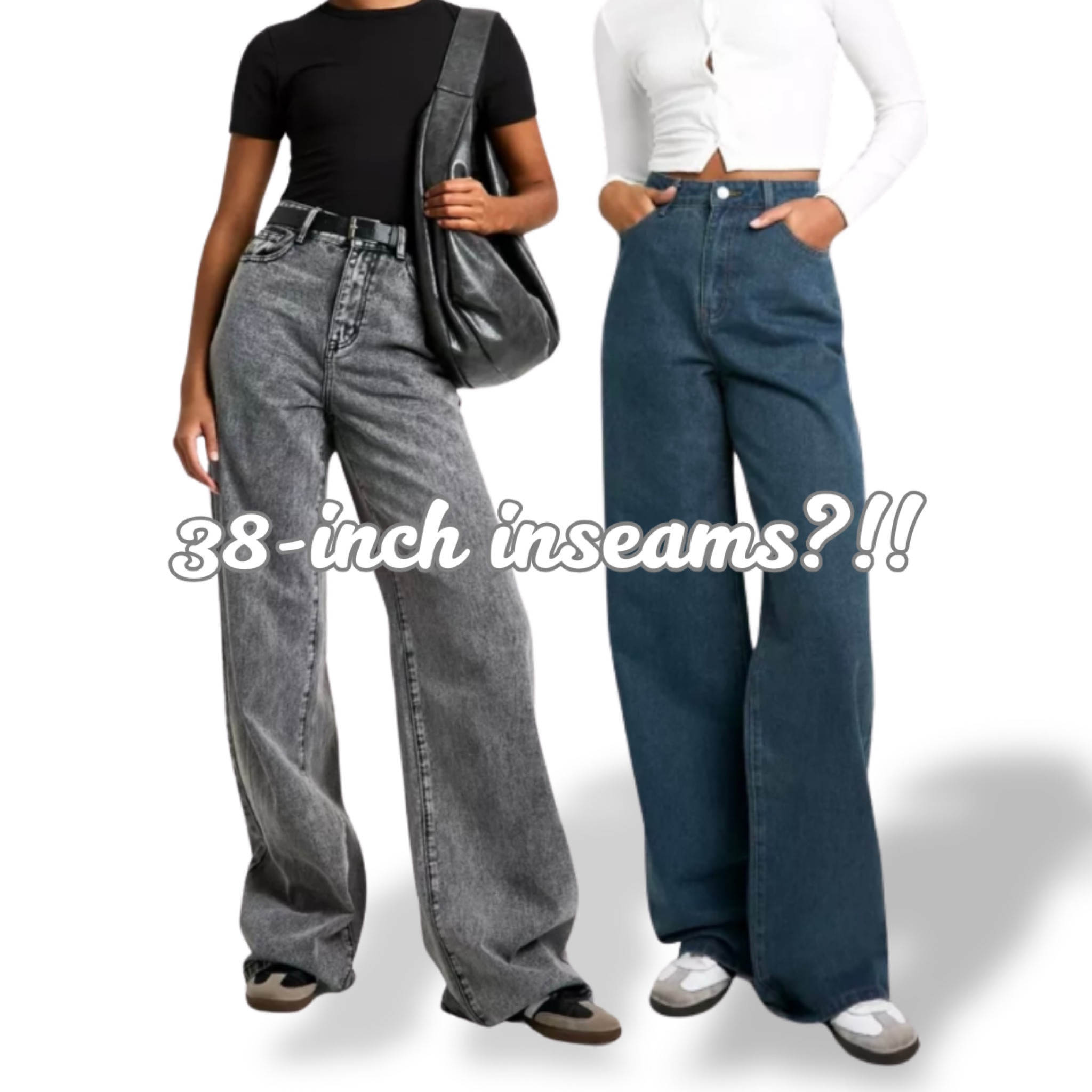 Boohoo has always had a tall range, but are these 38” inseams new?! And currently on sale. We love accessible options!! Love this for my tall tall babes 💖

#LTKFindsUnder50 #LTKSaleAlert