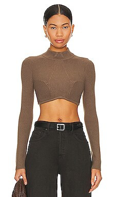 Camila Coelho Naila Top in Deep Taupe from Revolve.com | Revolve Clothing (Global)