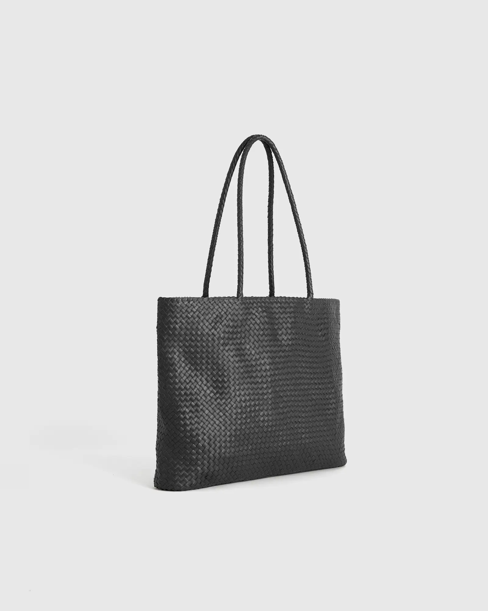 Italian Leather Small Handwoven Tote | Quince