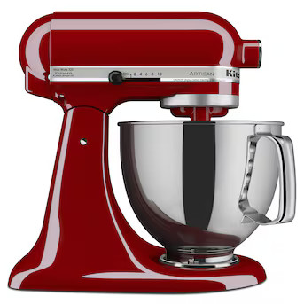 KitchenAid Artisan Empire Red 5-Quart Tilt-head Stand Mixer | Lowe's