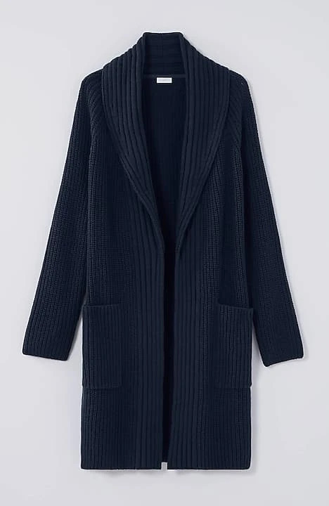 Rib-Textured Open-Front Cardi | J. Jill