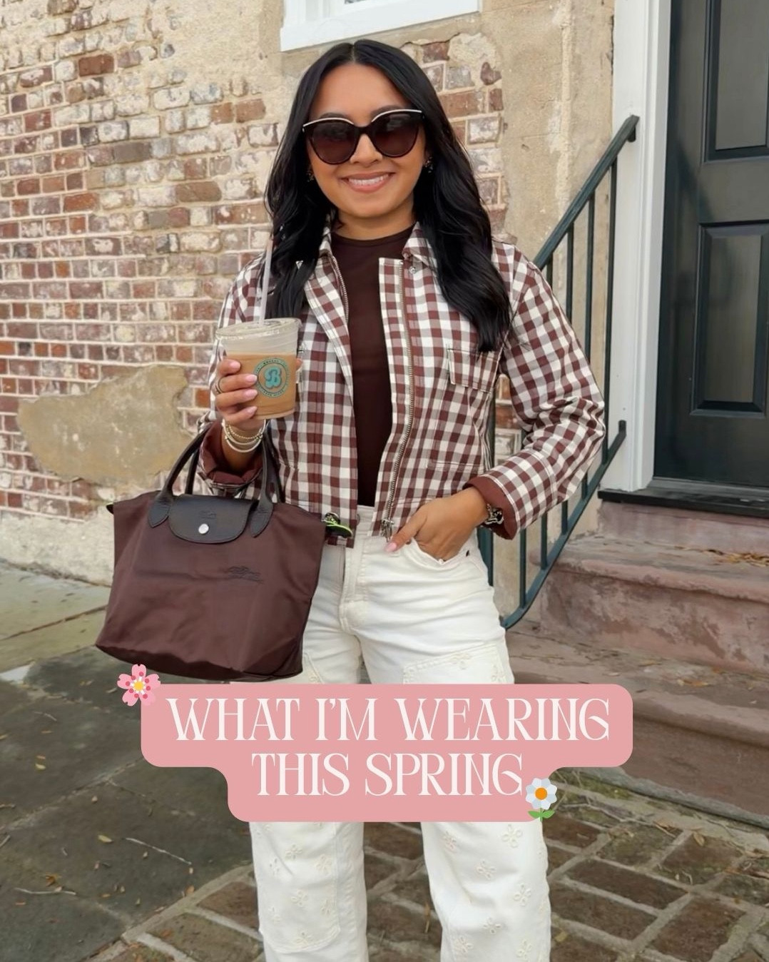 What I’m Wearing This Spring!
For reference: I’m 5’0, petite, 32b bra size, and 2/26 in bottoms, pear shaped. 
*Everything I share is unaltered! TTS means true to size. Between size 5-6.5 in shoes

Brown gingham jacket size xs TTS
Brown tee size xs TTS
Eyelet jeans size 2 petite TTS


Black pull on pants size small short TTS

White halter top size xs TTS
Khaki Fringe skirt size small TTS

Blue stripe button down size xs
White jeans size 0 petite - I size down a size in this brand

Brown floral dress size xs petite TTS

Blue eyelet dress size xxs TTS


Pink floral dress size xxs TTS


White tank size xs petite TTS
White skirt size xs TTS
Scarf is from Hermes

White smocked top size xs petite TTS
Blue stripe linen pants size xs, 28” inseam TTS

White matching set size xs petite in both pieces

Brown polka dot mini dress size xs petite TTS

Navy sweater size xs TTS
Blue stripe pull on pants size xs TTS

Brown stripe matching set top size xxs TTS Bottoms size xs TTS

Blue denim set size xs in both pieces TTS

Brown gingham jacket size xs TTS
Brown tee size xs TTS
Eyelet jeans size 2 petite TTS

#LTKootd #LTKPetite #LTKSaleAlert