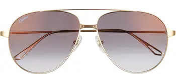 Cartier 59mm Aviator Sunglasses | Nordstrom | Nordstrom