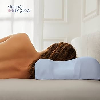 SLEEP & GLOW Omnia Natural Silk Pillowcase for Hair and Skin Fits Unique Shape of Sleep&Glow Omni... | Amazon (US)
