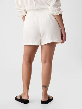 Crinkle Gauze Pull-On Shorts | Gap (US)