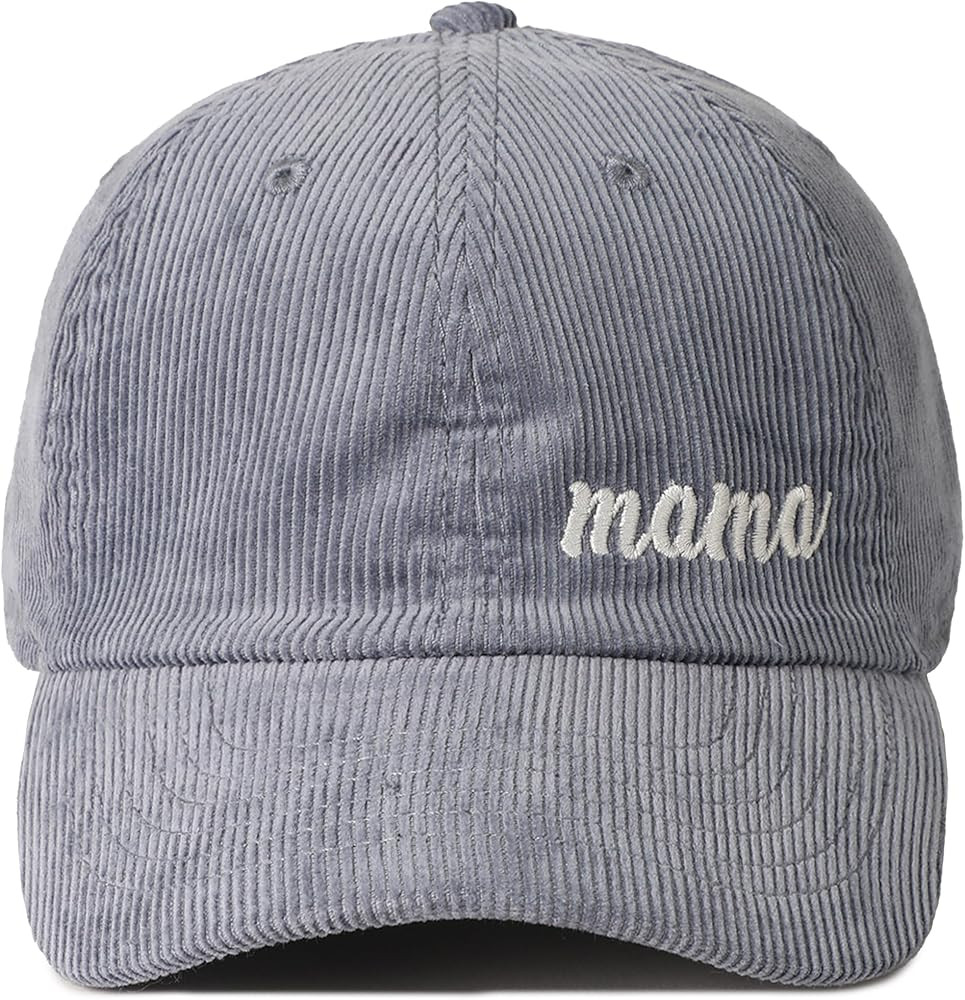 MIRMARU Variety of Designs Embroidered 100% Cotton Corduroy Baseball Cap for Men and Women. | Amazon (US)