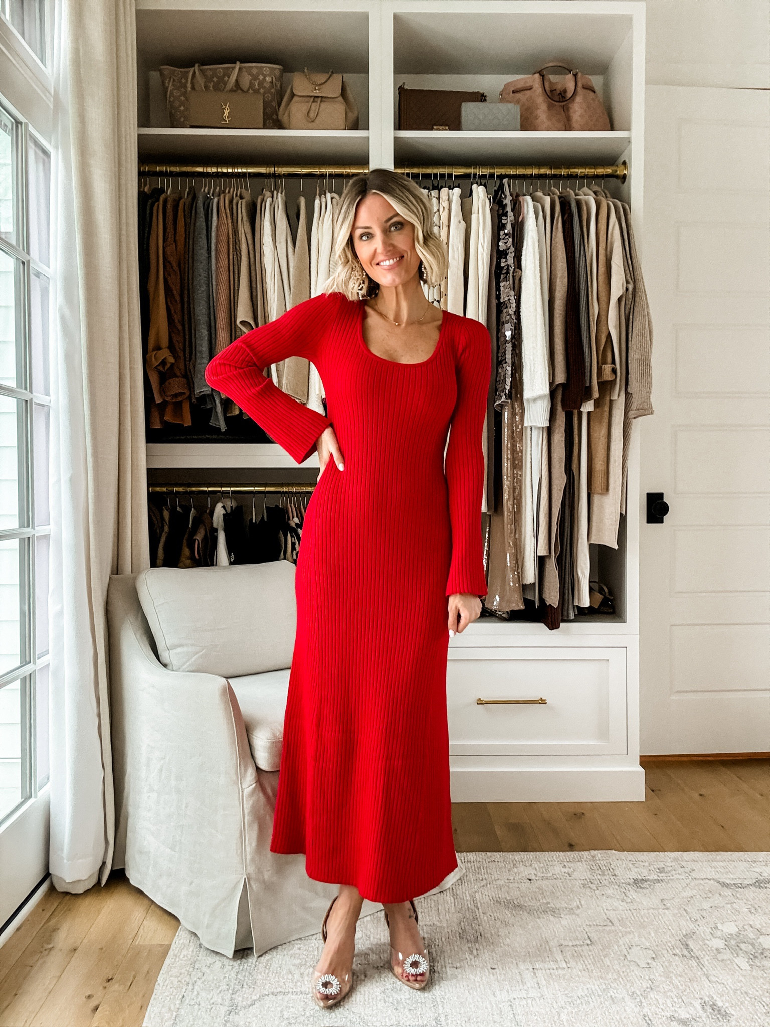 Love this red sweater dress! Would be a great option for family photos! Wearing XS & it’s on sale for under $30!

Loverly Grey, Target, Black Friday sale, sweater dress, family Christmas photos, red dress, holiday looks, holiday party, Christmas party 

#LTKHoliday #LTKSaleAlert #LTKSeasonal