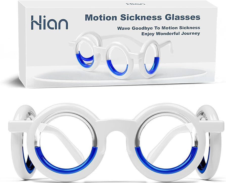 Hion Motion Sickness Glasses, Car Sickness Glasses,Relieve Carsickness Airsickness Seasickness Gl... | Amazon (US)