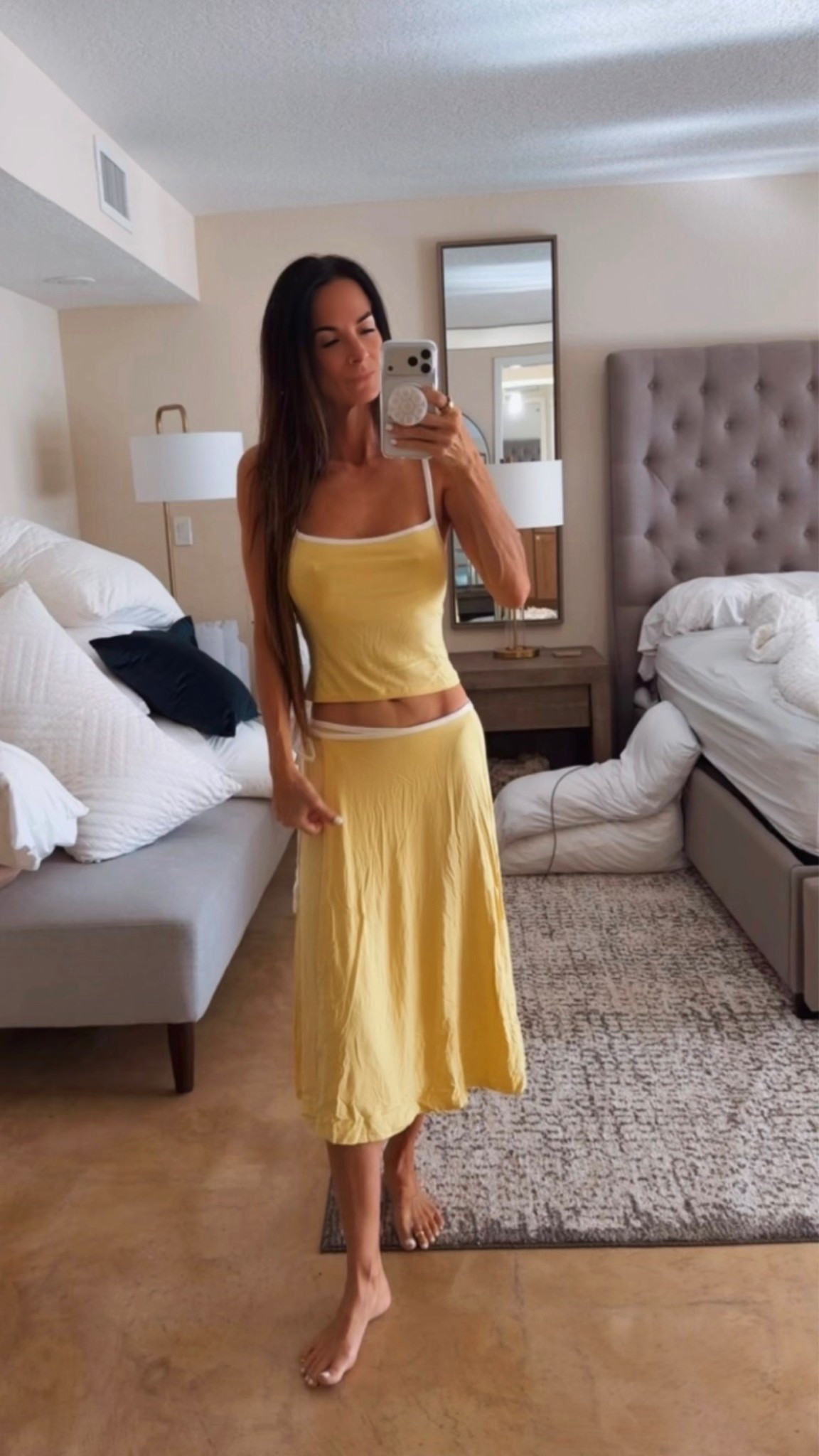 If butter yellow and buttery-soft had a baby… this would be it. 💛✨

This adorable two-piece set is lightweight, ridiculously comfortable, and the kind of outfit that makes you look like you have your life together even when you’re running on iced coffee and good intentions.

Perfect for vacation, brunch, beach days, or pretending you’re somewhere fabulous. The flowy skirt, flattering fit, and dreamy soft fabric make this one an instant favorite.

#NicoleColeeStyle #ButterYellow #SummerStyle #VacationOutfit #OOTDInspo

#LTKdayinmylife #LTKgrwm #LTKootd