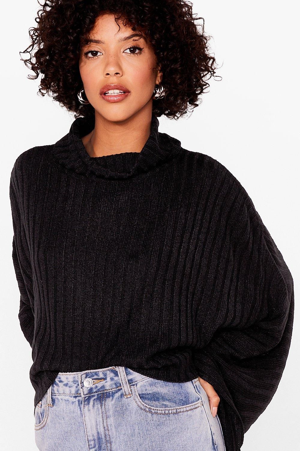 Batwing Chunky Knit Sweater | Nasty Gal (US)