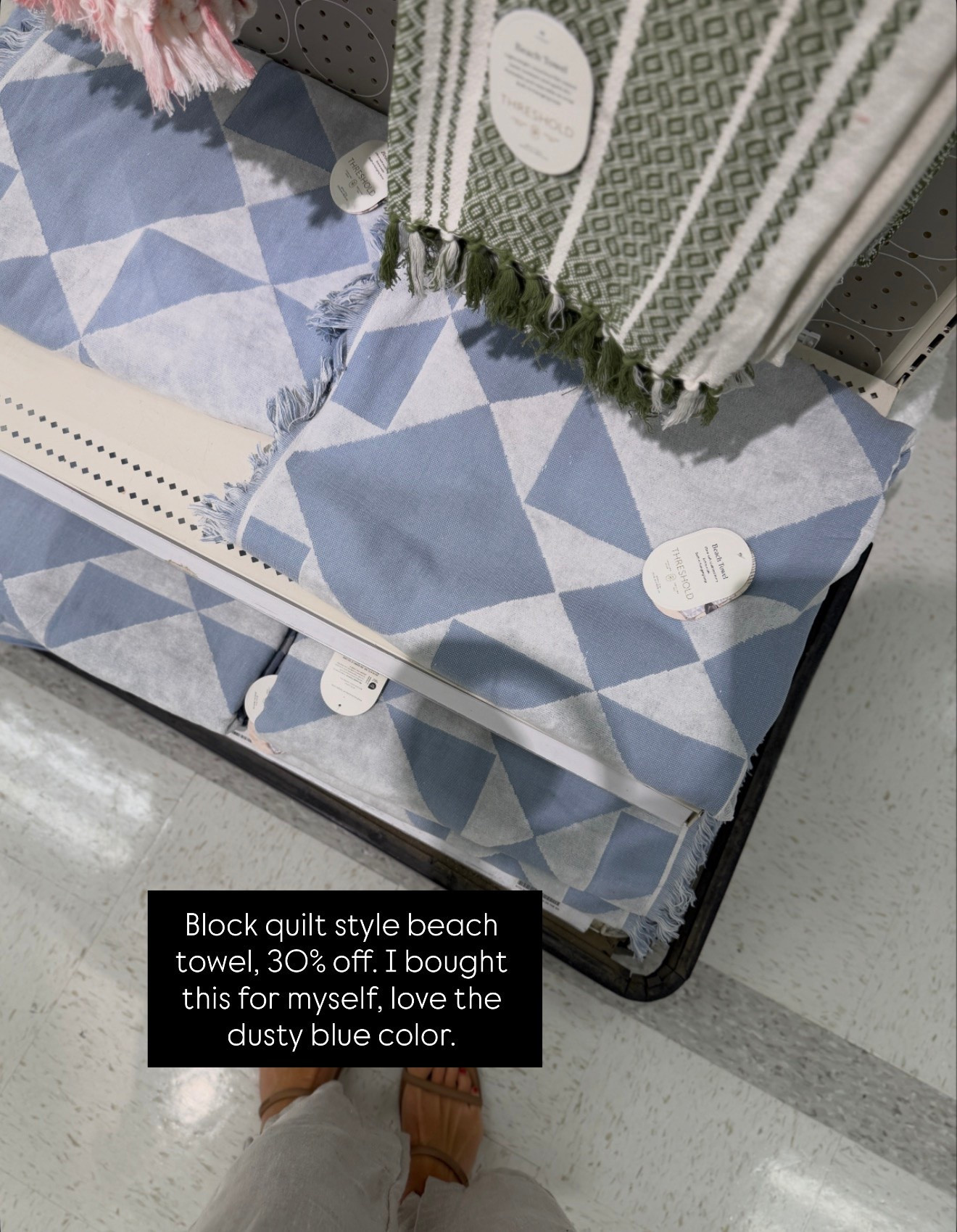 30% off this pretty quilted beach towel! I bought one for myself  😏￼

#LTKSeasonal #LTKHome #LTKSaleAlert