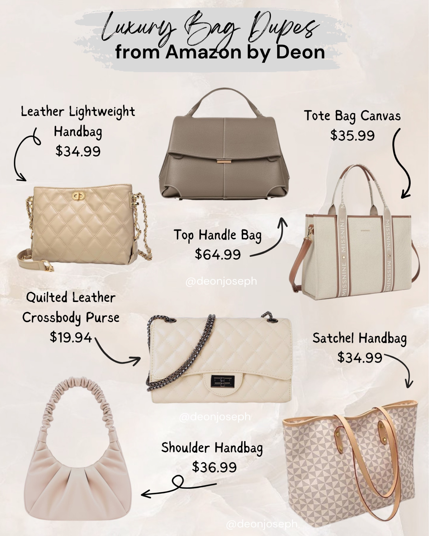 Check out these luxury bag dupes from Amazon.

#LTKItBag #LTKSaleAlert #LTKStyleTip