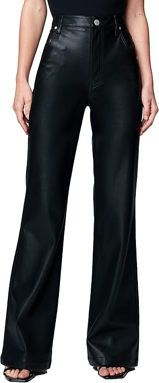 [BLANKNYC] Womens Luxury Clothing Vegan Leather High Rise Wide Leg Pant, Comfortable & Stylish | Amazon (US)