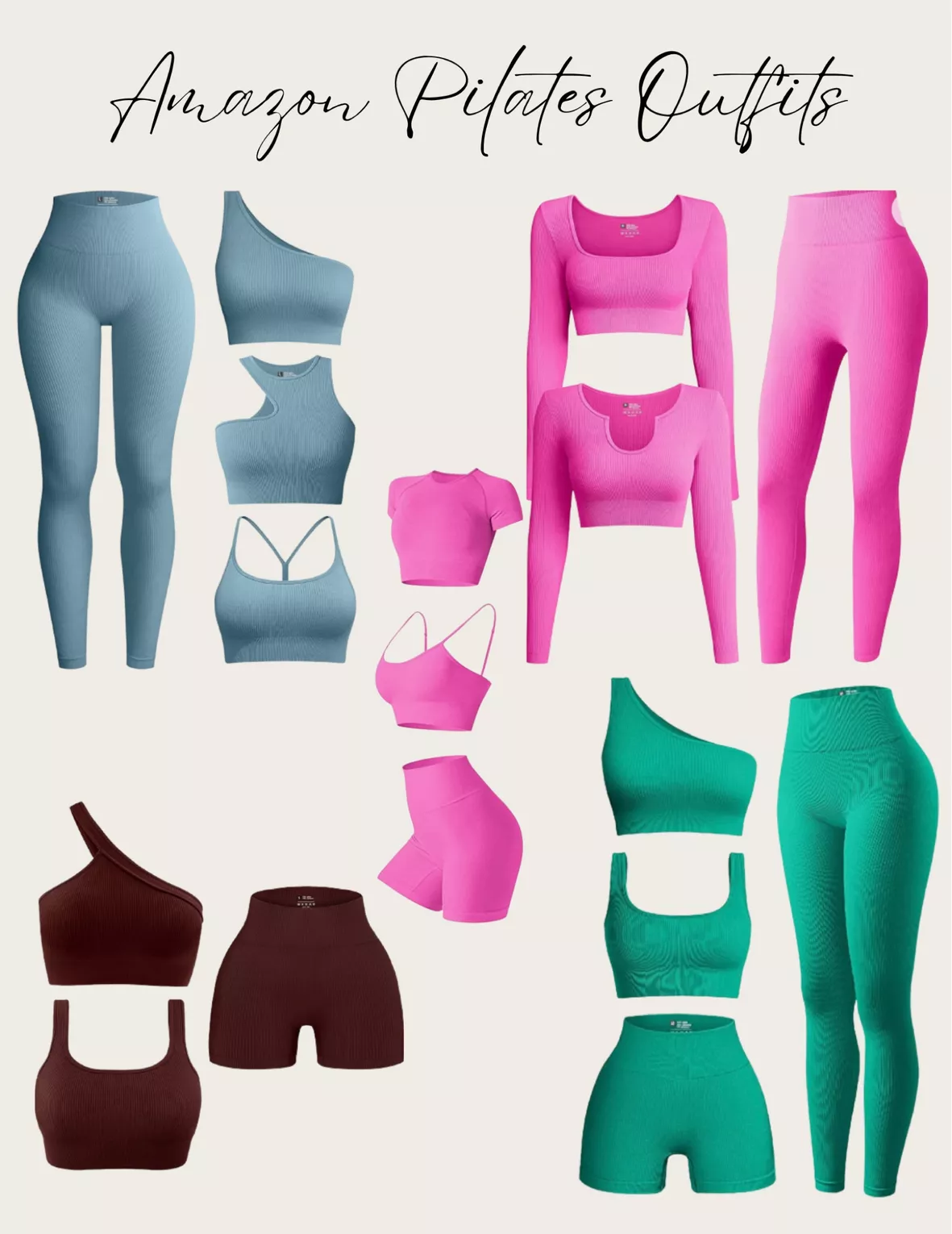 OLCHEE Womens 3 Piece Workout Sets … curated on LTK