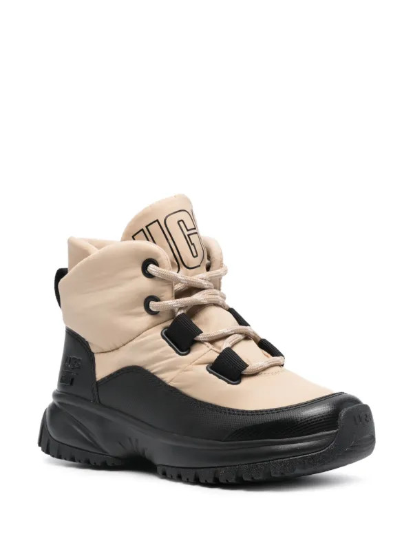 UGG Yose Puffer lace-up Boots - Farfetch | Farfetch Global