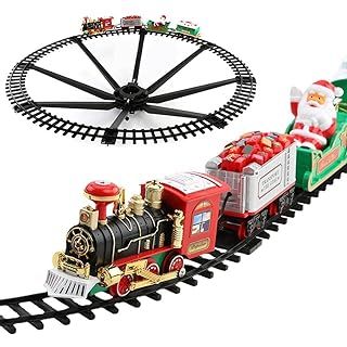 Home Accents Holiday Christmas Around The Tree Train Set - 9 Ft Mounts to Tree Trunk or Run on Fl... | Amazon (US)