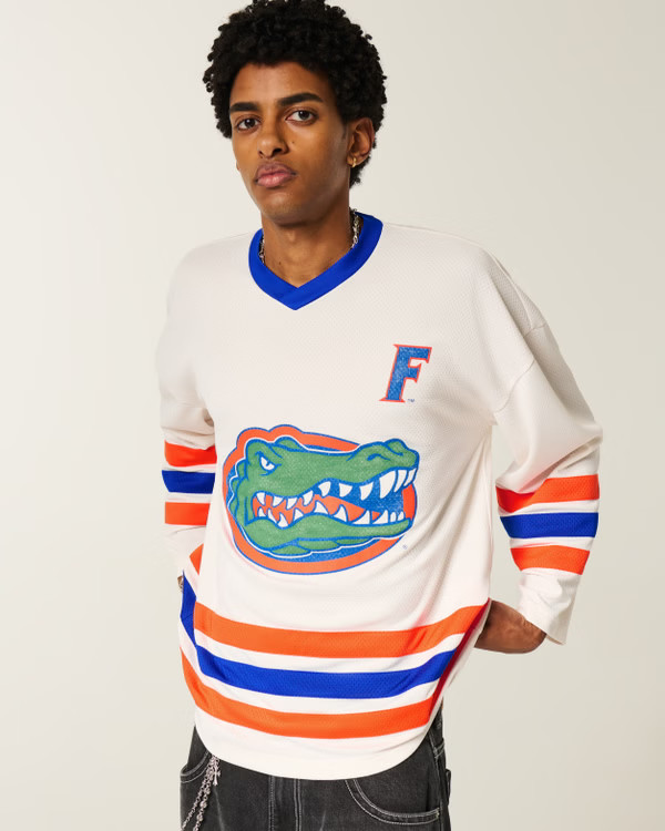 University of Florida Gators Graphic Hockey Jersey | Hollister (US)