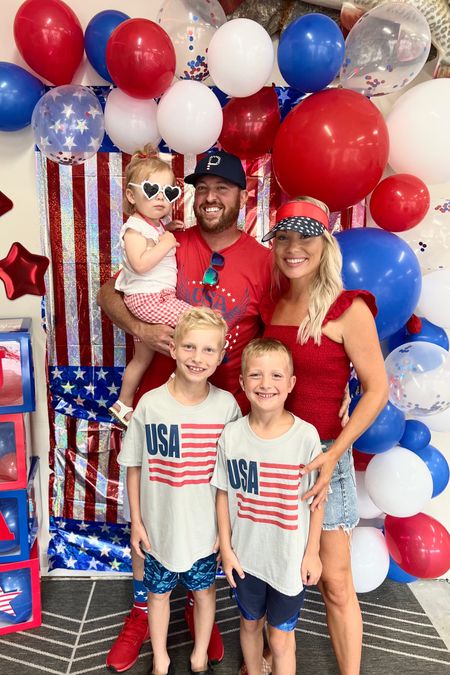 Festive 4th of July Outfits for the entire family! So many items on clearance right now…stock up for next year! 🇺🇸💥 #4thofjuly #redwhiteandblue

#LTKfamily #LTKSeasonal #LTKkids