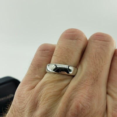 NEW 6mm Tiffany Co. 950 Platinum Wedding Band Size 8.75 Ring Mens Womens Unisex | eBay US