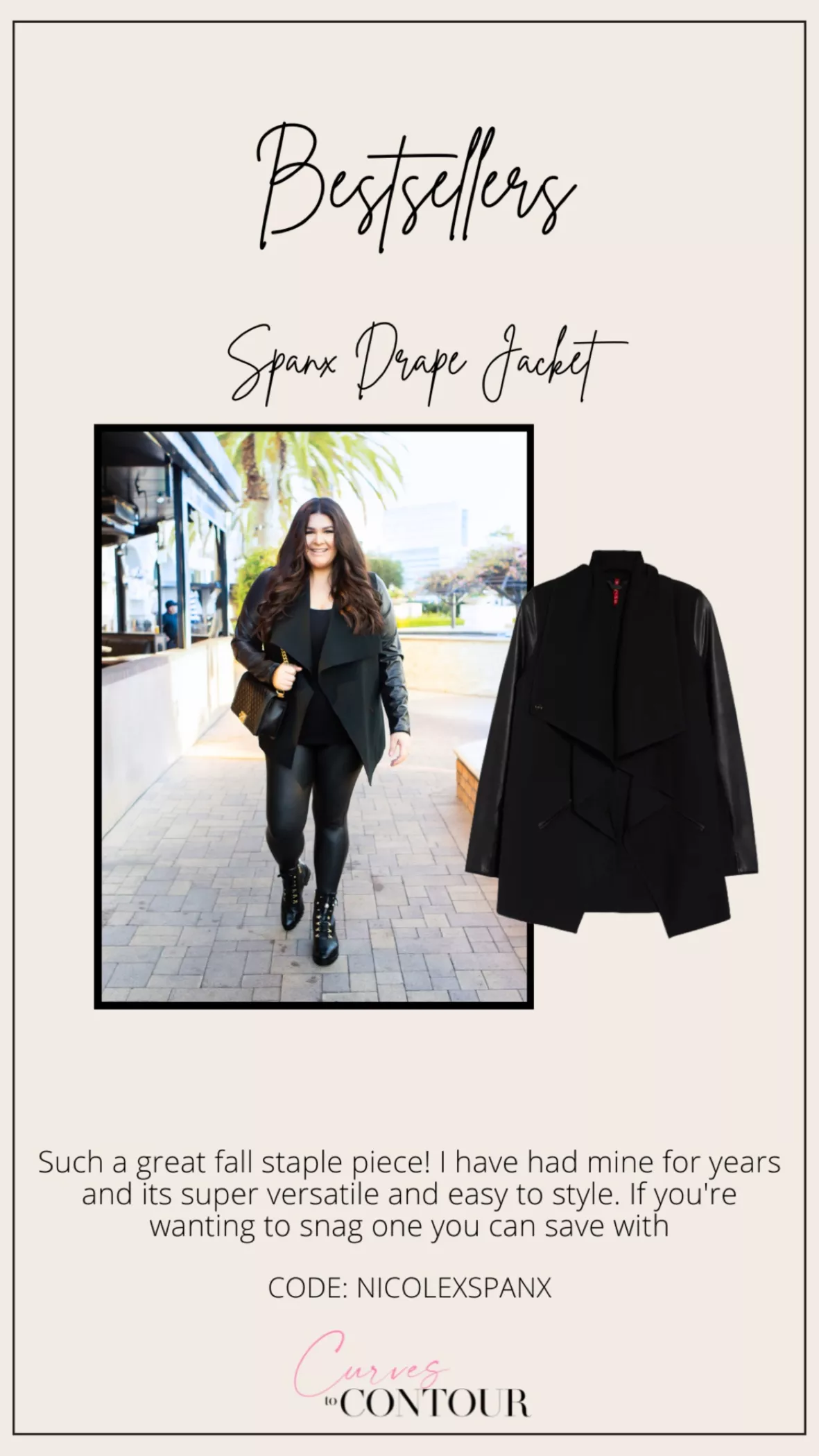 Drape Front Jacket curated on LTK
